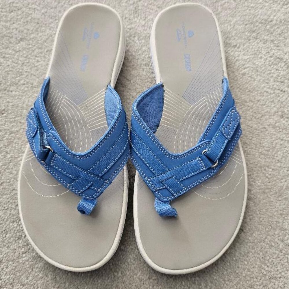Clarks Cloudsteppers  Cornflower  / bright blue size 8